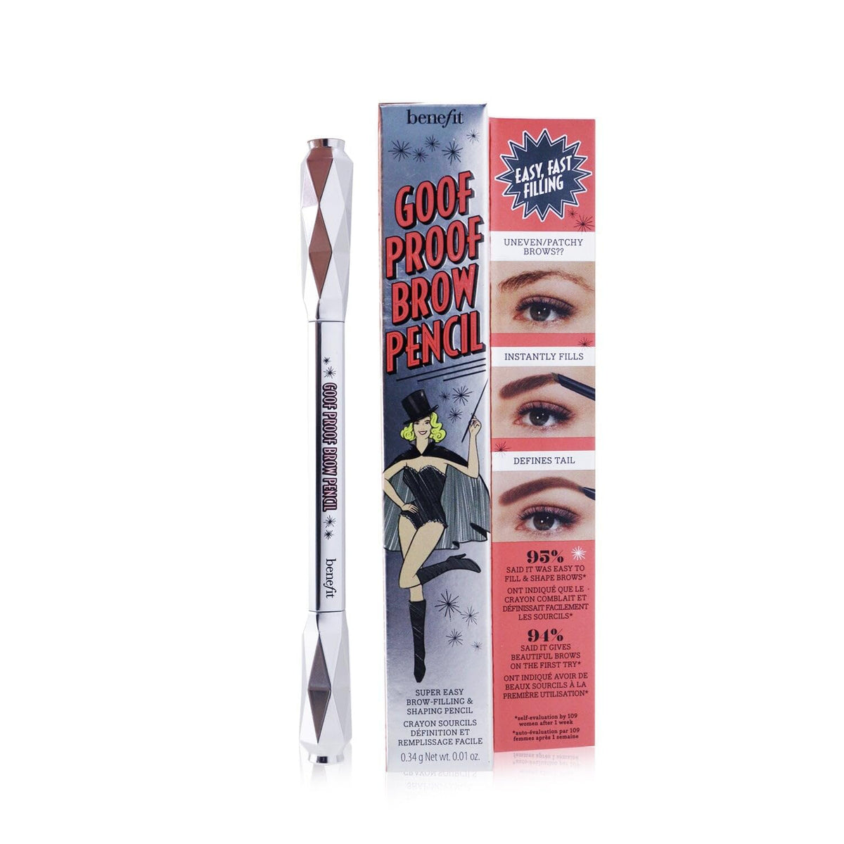 Benefit Cosmetics Goof Proof Waterproof Easy Shape & Fill Eyebrow Pencil
