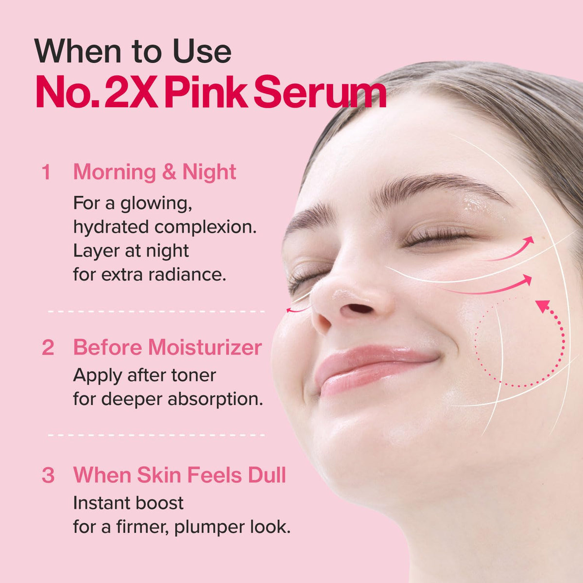 Numbuzin Rose PDRN Collagen No.2X Pluming Serum 1.01 fl.oz.
