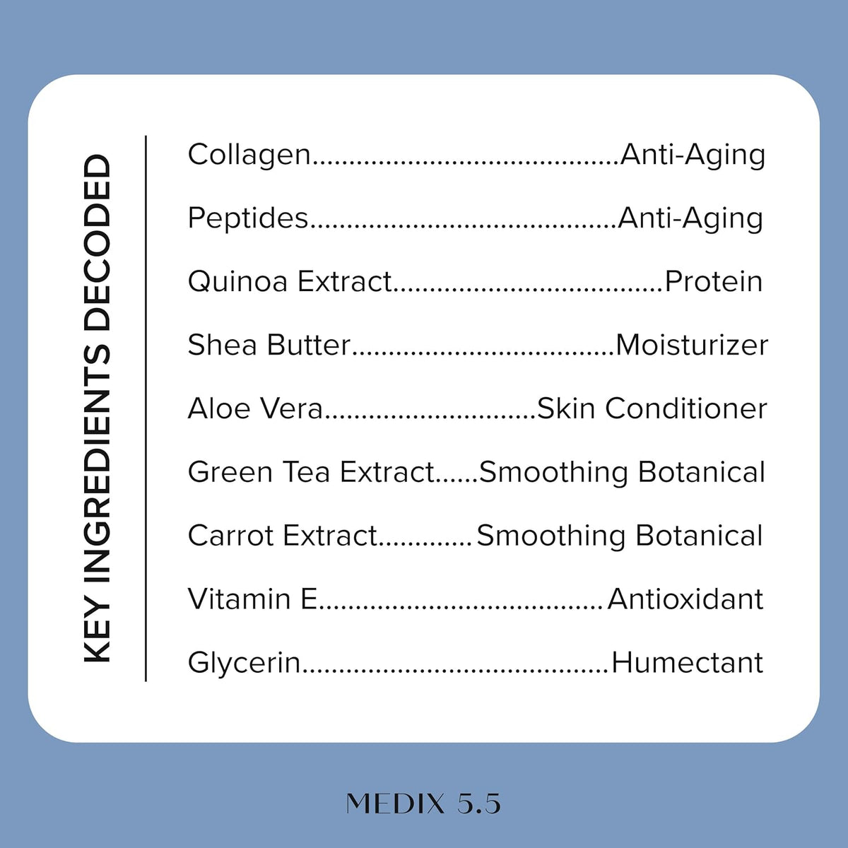 MEDIX 5.5 Collagen Cream Skin Care Face Lotion & Body Lotion For Dry Skin 15 Fl Oz / 444 ml
