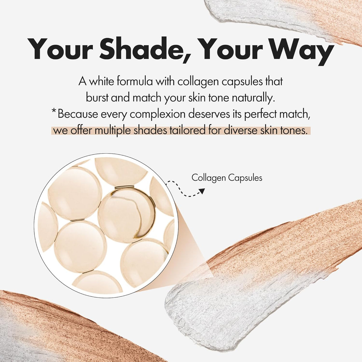 ELROEL Blanc Cover Cream Stick V White - Korean Colour Changing Foundation Stick (202 Natural)