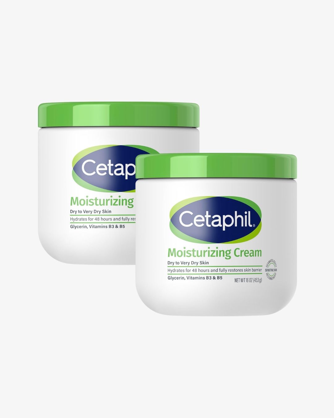 Pack of Two - Cetaphil Moisturizing Cream 453g (16 oz)