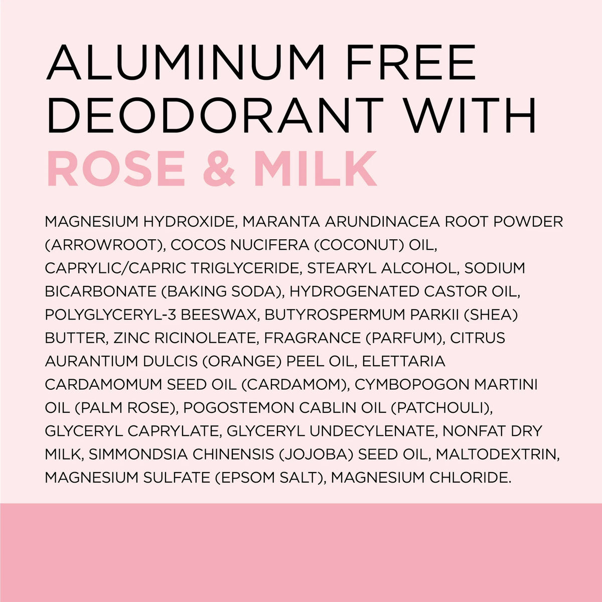 Dr Teal's Aluminum Free Deodorant, Rose & Milk with Essential Oils, 2.65 oz