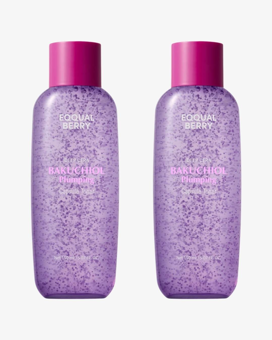 EQQUALBERRY Bakuchiol Plumping Capsule Toner 150ml – Pack of Two
