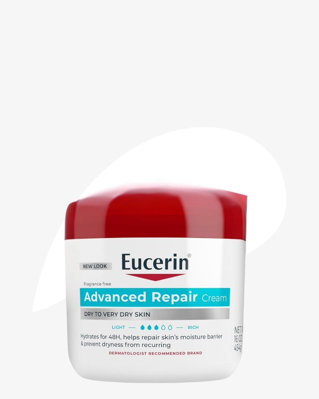 Eucerin Advanced Repair Body Cream, 16oz Fragrance-Free