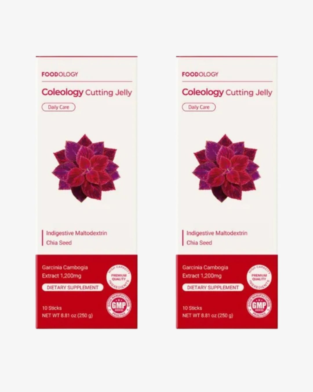 FOODOLOGY Coleology Cutting Jelly Pomegranate 10 Sticks – Pack of Two