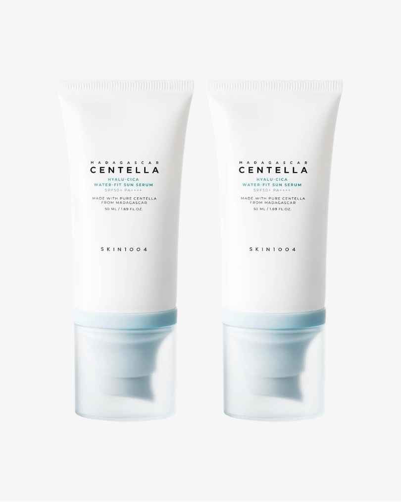 SKIN1004 Centella Water-Fit Sun Serum SPF50+, Pack of Two
