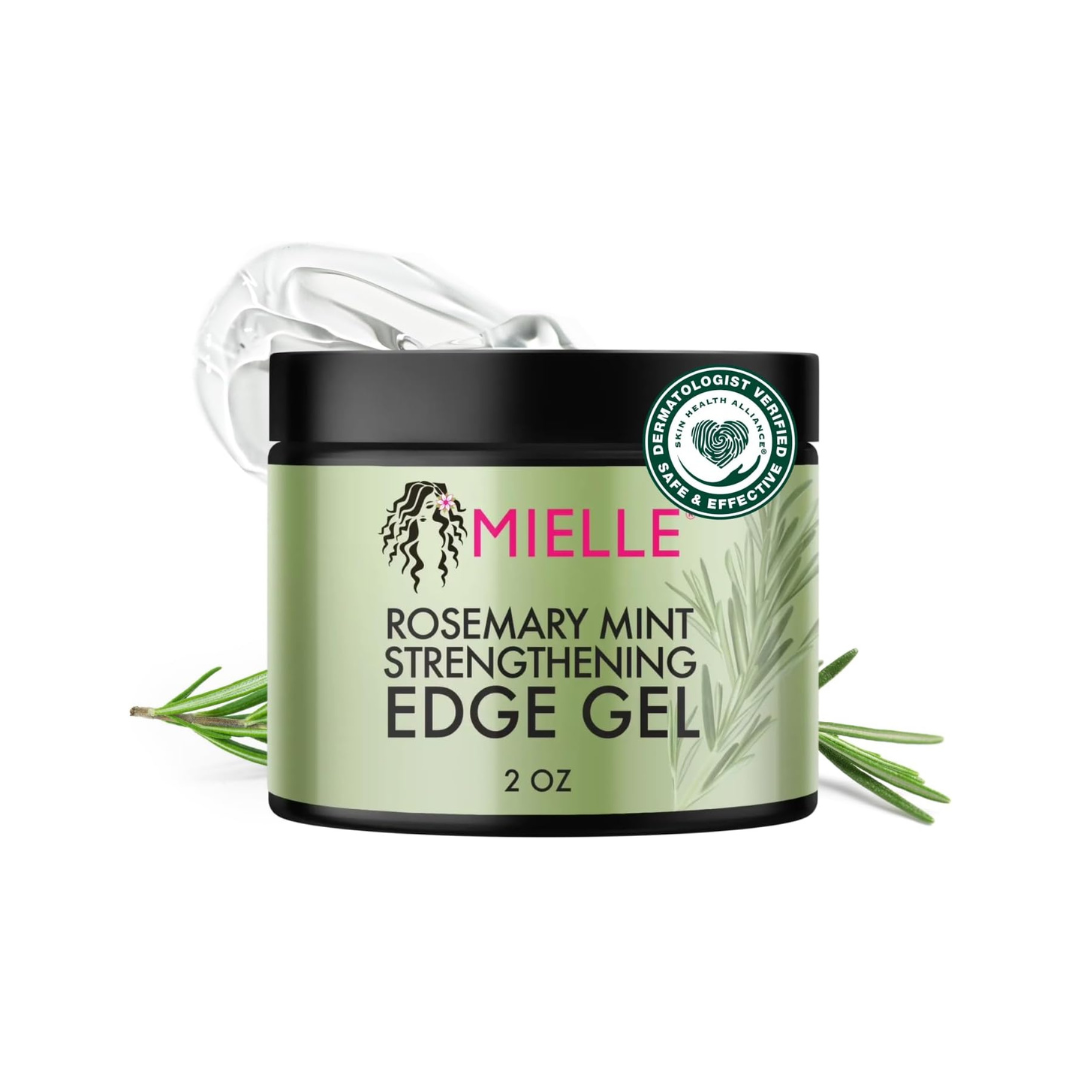 Mielle Organics Rosemary Mint Strengthening Edge Gel For Sleeking And Taming Hair 57g