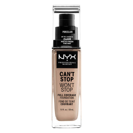 NYX Can’t Stop Won’t Stop Foundation 24H Full Coverage 03 PORCELAIN