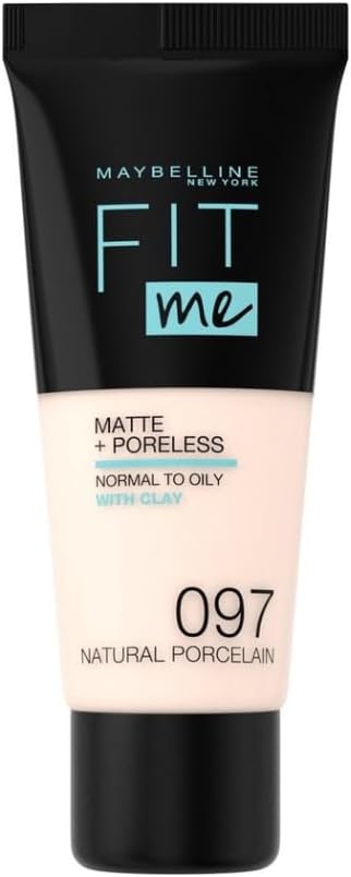 Maybelline New York Fit Me Matte & Poreless Foundation 097 NATURAL PORCELAIN