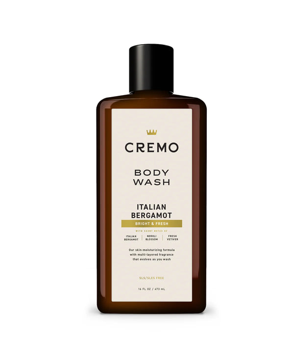 Cremo Body Wash Reserve Collection Italian Bergamot 16 OZ