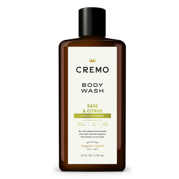 Cremo Body Wash Sage & Citrus 16 OZ