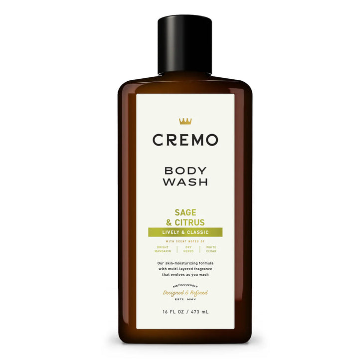 Cremo Body Wash Sage & Citrus 16 OZ