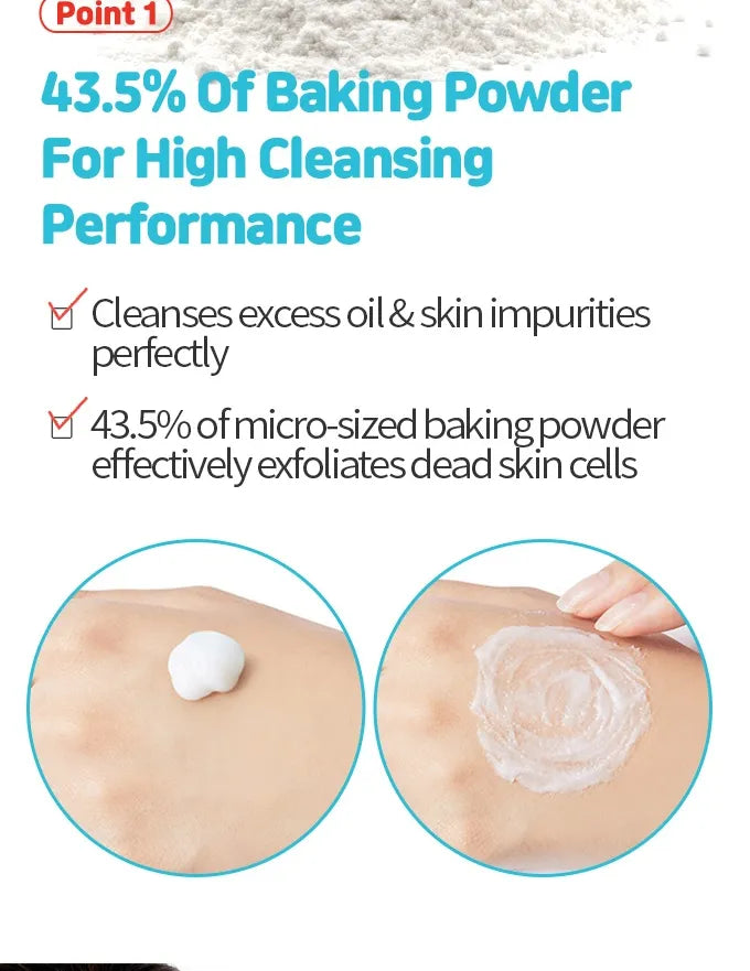 ETUDE - Baking Powder Crunch Pore Scrub (0.25 Fl Oz x 24 Pouches)