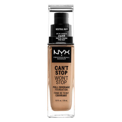 NYX Can’t Stop Won’t Stop Foundation 24H Full Coverage 10.3 NEUTRAL BUFF