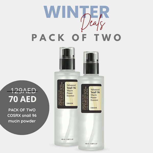 Pack of Two : COSRX Advance Snail 96 Mucin Power Essence 100ml