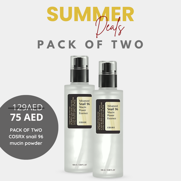 Pack of Two : COSRX Advance Snail 96 Mucin Power Essence 100ml