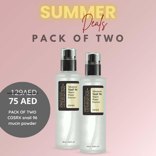 Pack of Two : COSRX Advance Snail 96 Mucin Power Essence 100ml
