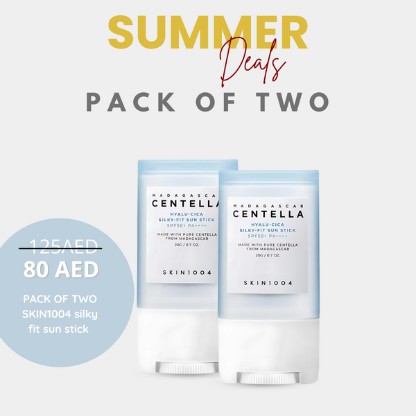 Pack of Two Skin1004 Centella Hyalu-Cica Sun Stick 20g
