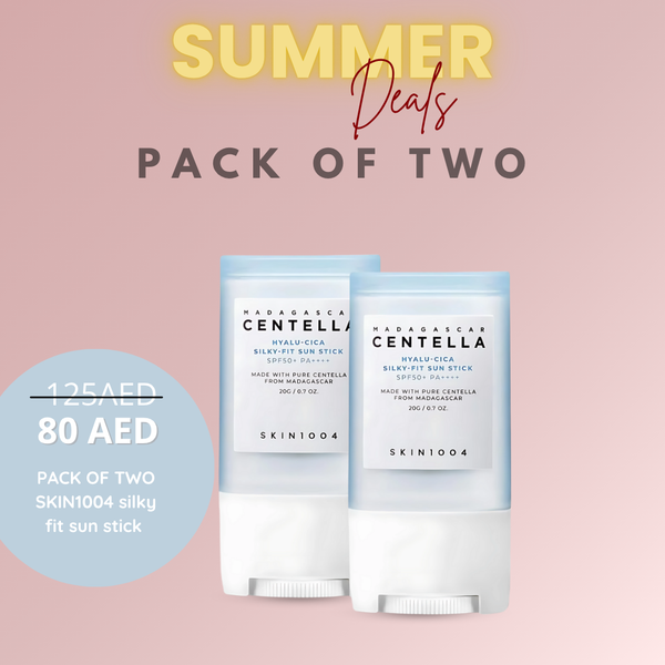 Pack of Two Skin1004 Centella Hyalu-Cica Sun Stick 20g