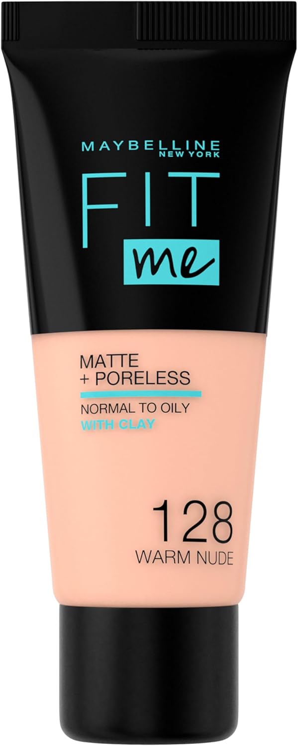Maybelline New York Fit Me Matte & Poreless Foundation 128 WARM NUDE