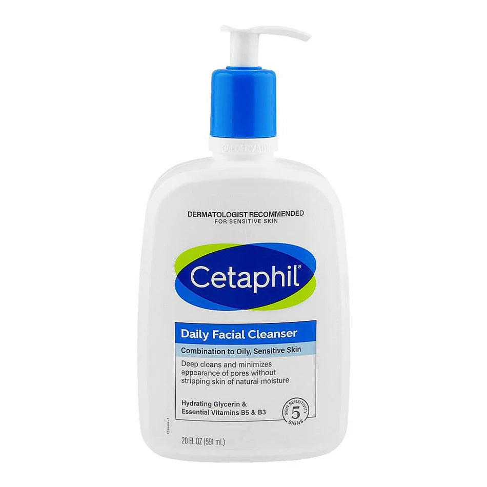 Cetaphil Daily Facial Cleanser Normal to Oily Skin 20 fl oz (591 ml)