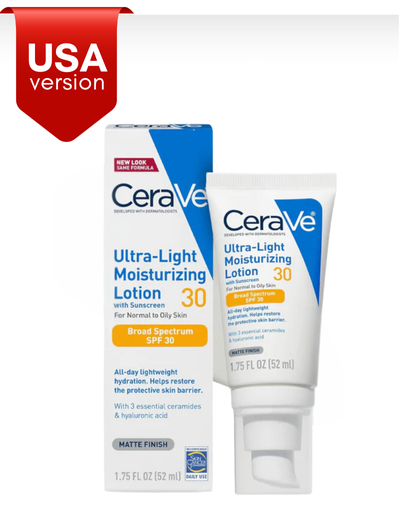 CeraVe Ultra-Light Face Lotion SPF 30 Moisturizer 50ml