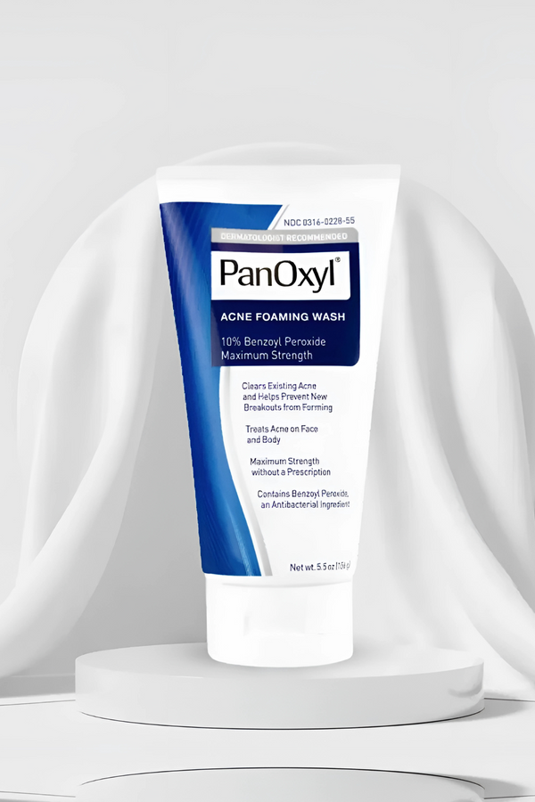 PanOxyl Acne Foaming Wash Benzoyl Peroxide 10%maximum strength 5.5 oz