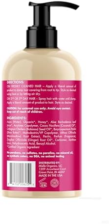 Mielle Organics Honey & Ginger Styling Gel, 13 Ounces