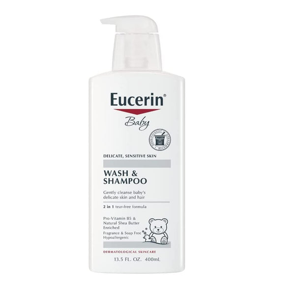 EUCERIN Baby Unscented Baby Shampoo and Body Wash 400 ml