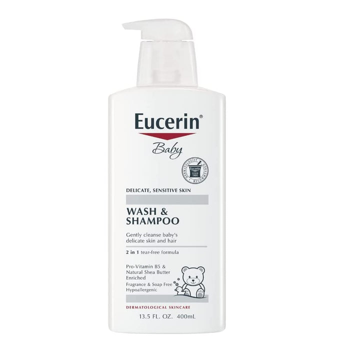 EUCERIN Baby Unscented Baby Shampoo and Body Wash 400 ml