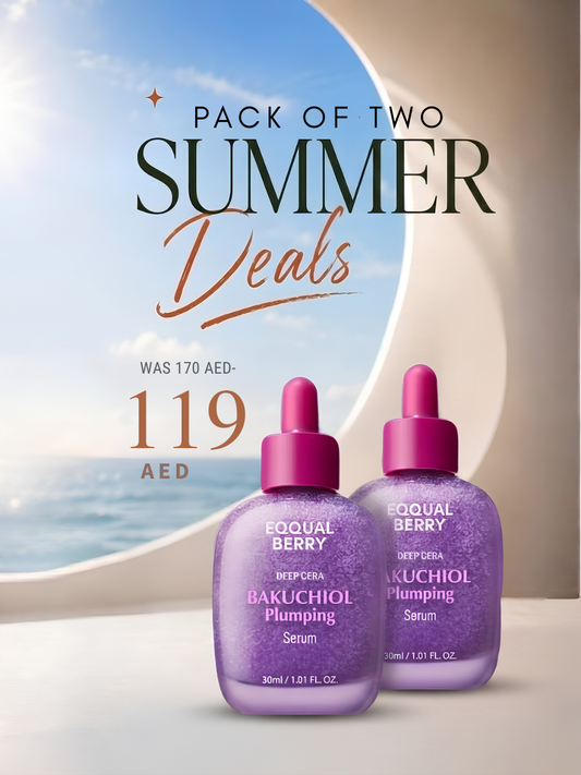 Pack of Two : EQQUALBERRY Bakuchiol Plumping Serum 30ml