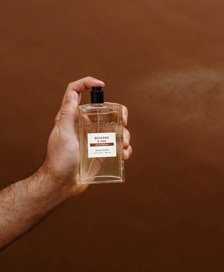 Cremo Bourbon & Oak Cologne Spray For Men 3.4 Oz