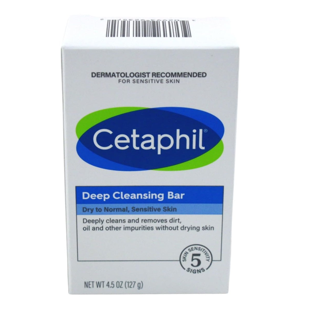 Cetaphil Deep Cleansing Face and Body Bar For Dry to Normal, Sensitive Skin