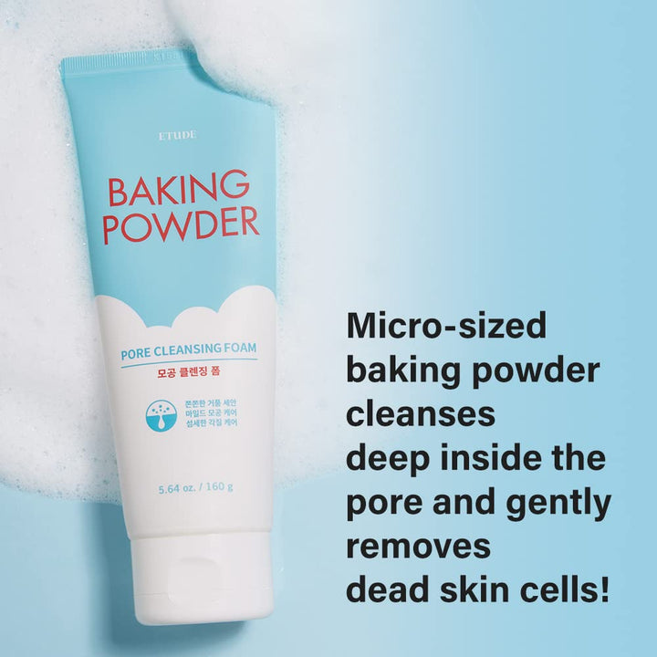 ETUDE Baking Powder Pore Cleansing Foam Face Wash 160g