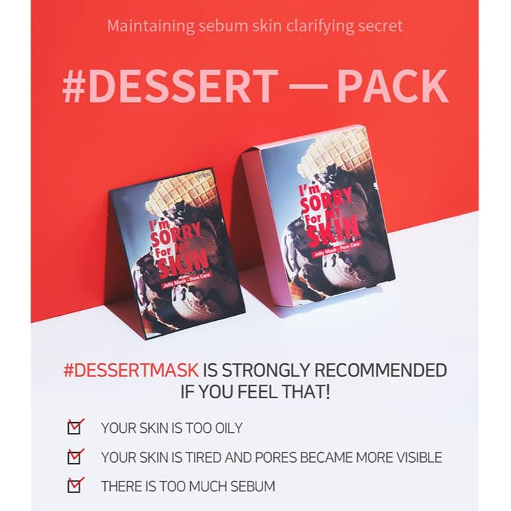I'M SORRY FOR MY SKIN Jelly Dessert Pore Care Mask