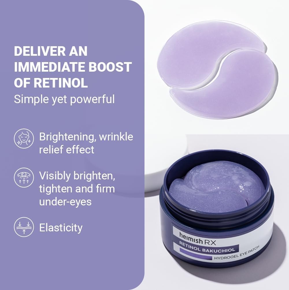 HEIMISH RX Retinol Bakuchiol Hydrogel Eye Flakes – Anti-aging Eye Petals 1.4g/60 pcs.