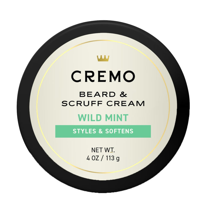Cremo Wild Mint Beard & Scruff Cream 4 Oz