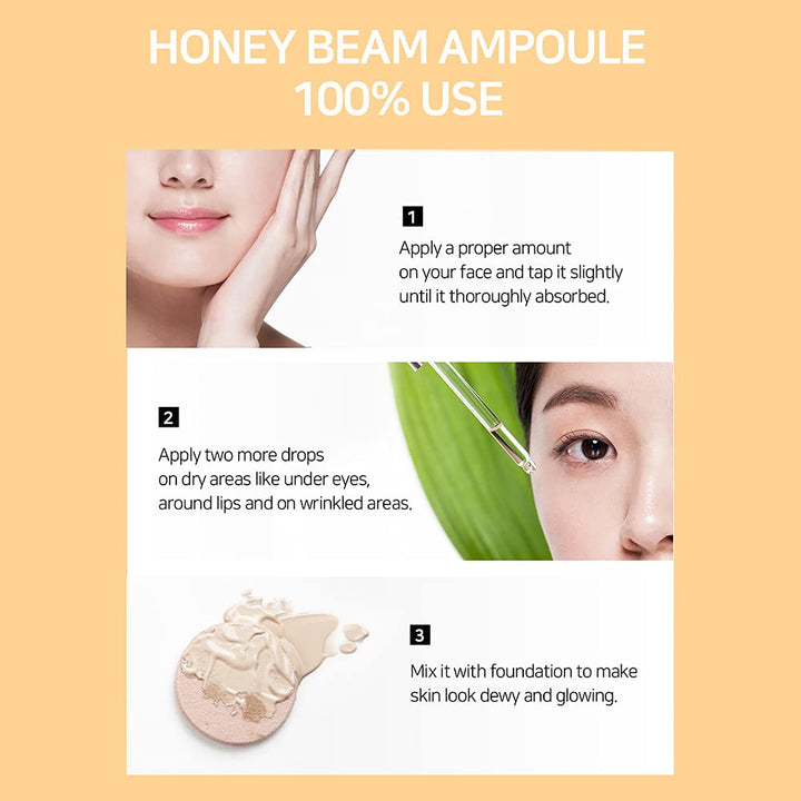I'M SORRY FOR MY SKIN Facial Skin Honey Beam Ampoule Serum 30ml
