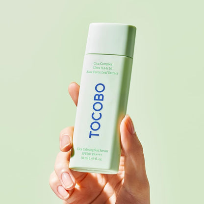 SPF 50+ Calming Cica Serum for Sensitive Skin