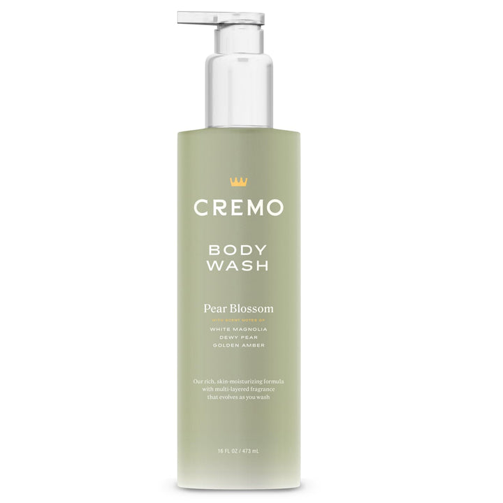 Cremo Pear Blossom Skin Moisturizing Body Wash for Women 16 Oz
