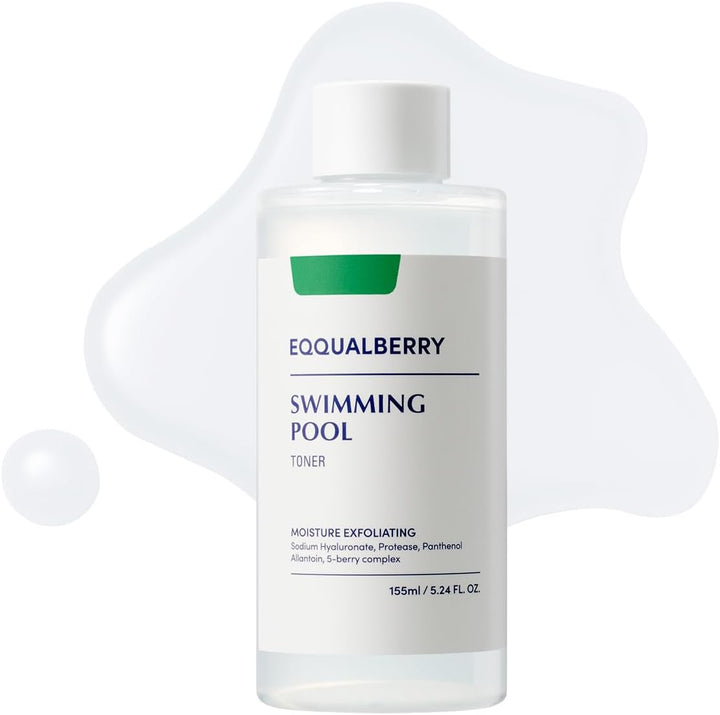 Eqqualberry Swimming Pool Toner Boosted Hydration with Hyaluronic Acid 155 ML