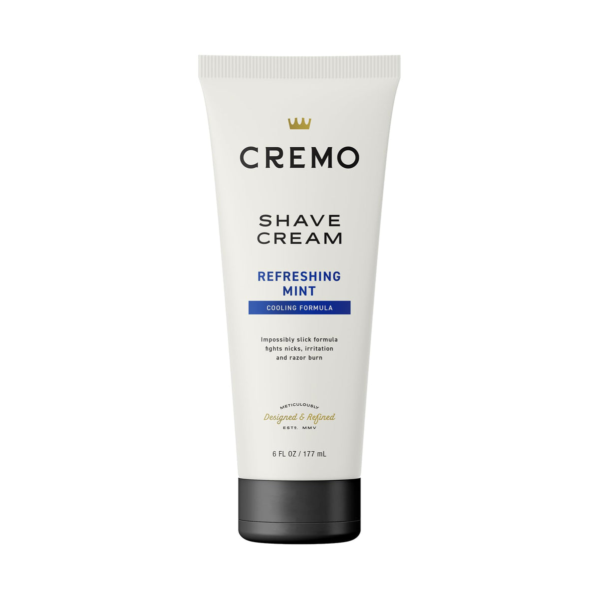 Cremo Sensitive Shave Cream, Astonishingly Superior Ultra-Slick Shaving Cream for Men, Fights Nicks, Cuts and Razor Burn, 6 Fl Oz