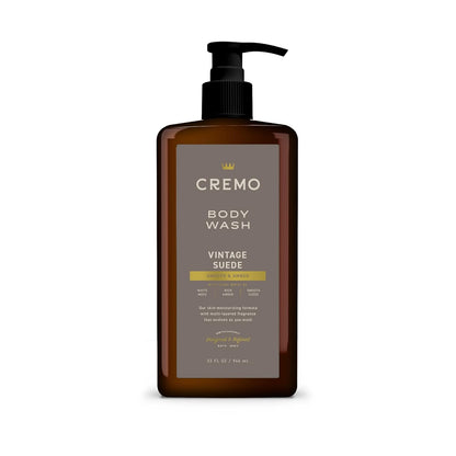 Cremo Vintage Suede Body Wash Men 32 Oz