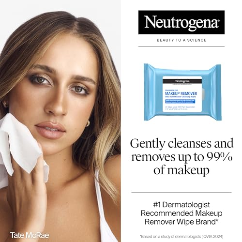 Neutrogena Makeup Remover Wipes Singles Daily Facial Cleanser Towelettes (20ea)