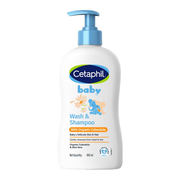 Cetaphil Baby Wash & Shampoo Tear Free Paraben Colorant and Mineral Oil Free 13.5 fl. Oz (399 ml)