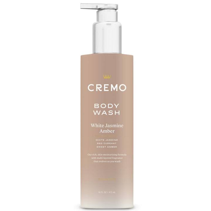 Cremo White Jasmine Amber Body Wash for Women, 16 Fl Oz