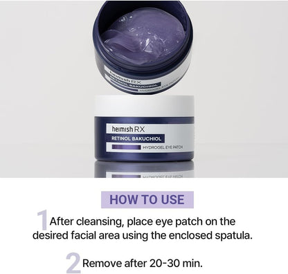 HEIMISH RX Retinol Bakuchiol Hydrogel Eye Flakes – Anti-aging Eye Petals 1.4g/60 pcs.