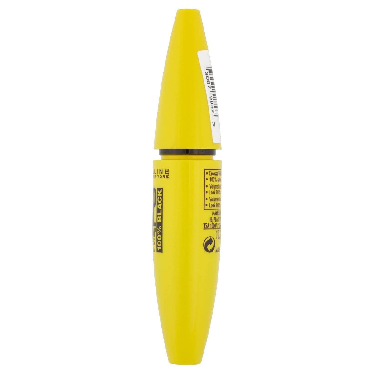 Maybelline Colossal Mascara, 100 Percent Black 10.7 ml