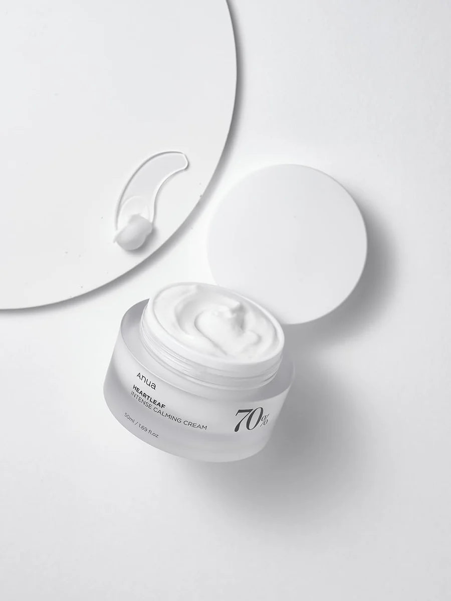 Pack of Two : ANUA HEARTLEAF 70% INTENSE CALMING CREAM 50ml