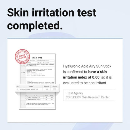 ISNTREE Hyaluronic Acid Airy Sun Stick 22g